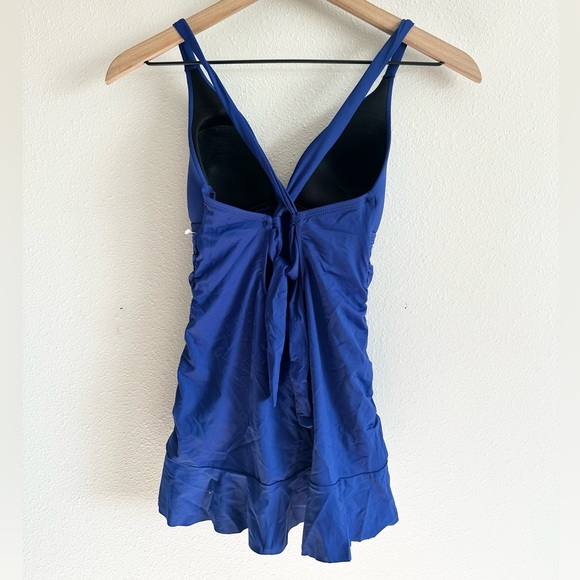 NEW La Blanca Island Goddess Skirted One Piece Swimsuit Size 4 - Picture 8 of 8